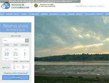 Tablet Screenshot of hotelesdecantabria.com